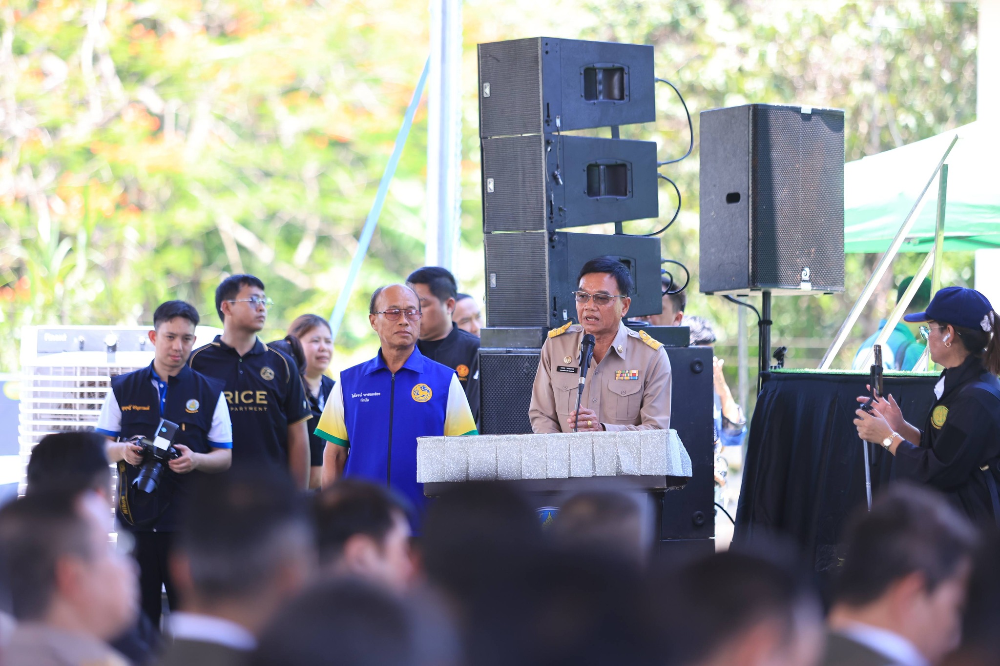 title - ส.ป.ก. ร่วมติดตาม รัฐมนตรีว่าการกระทรวงเกษตรและสหกรณ์ และคณะ ลงพื้นที่ติดตามสถานการณ์ การบริหารจัดการน้ำ จังหวัดอุดรธานี